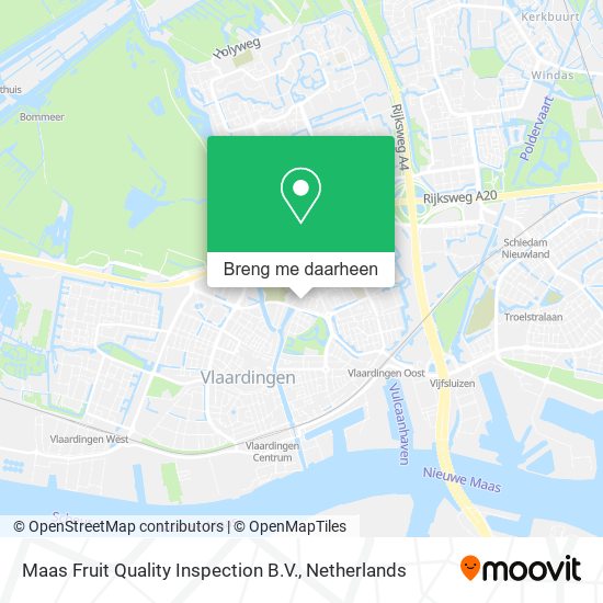 Maas Fruit Quality Inspection B.V. kaart