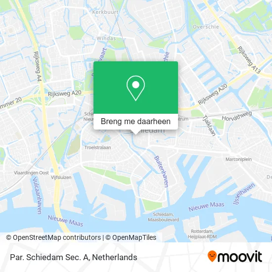 Par. Schiedam Sec. A kaart