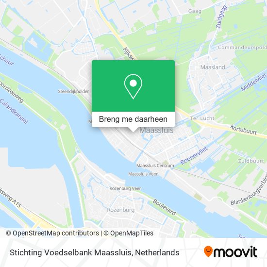 Stichting Voedselbank Maassluis kaart