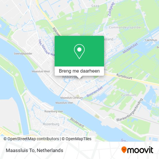 Maassluis To kaart