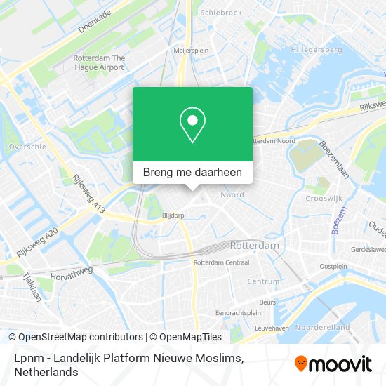 Lpnm - Landelijk Platform Nieuwe Moslims kaart