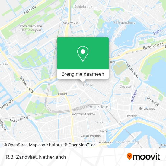 R.B. Zandvliet kaart