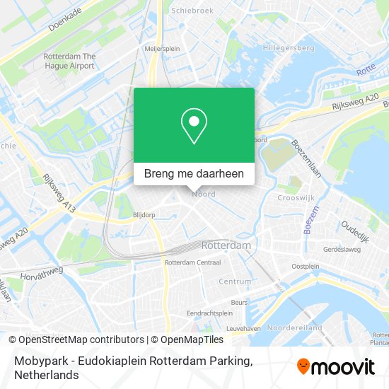 Mobypark - Eudokiaplein Rotterdam Parking kaart