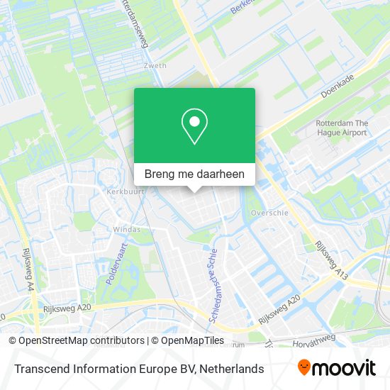 Transcend Information Europe BV kaart