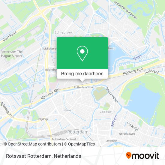 Rotsvast Rotterdam kaart
