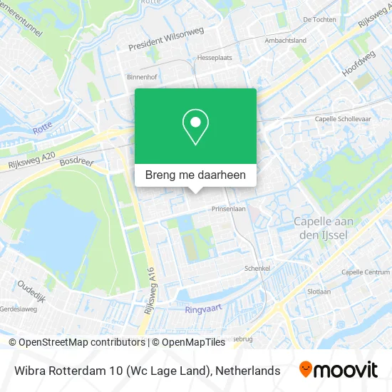 Wibra Rotterdam 10 (Wc Lage Land) kaart