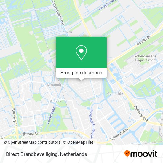 Direct Brandbeveiliging kaart