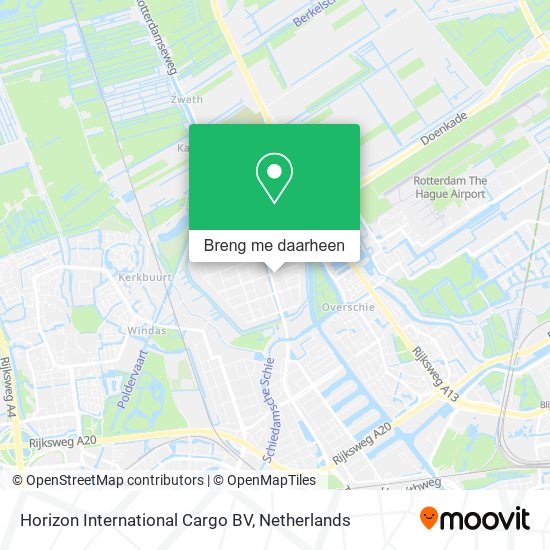 Horizon International Cargo BV kaart