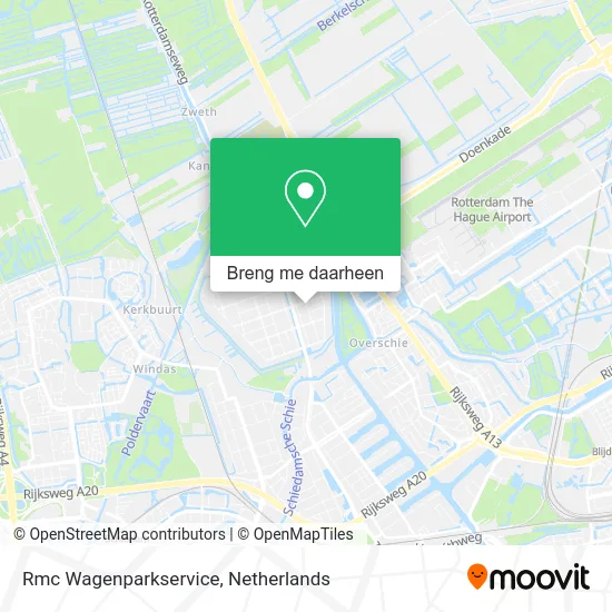 Rmc Wagenparkservice kaart