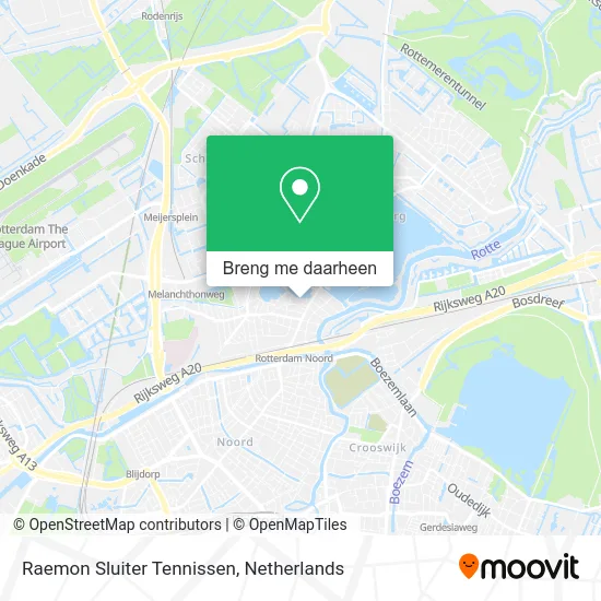 Raemon Sluiter Tennissen kaart