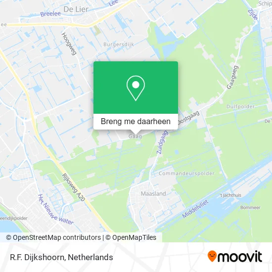 R.F. Dijkshoorn kaart