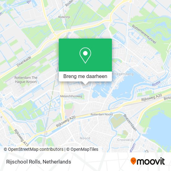 Rijschool Rolls kaart