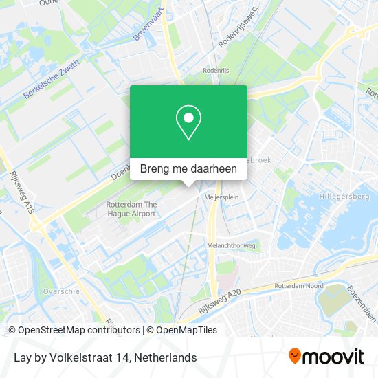 Lay by Volkelstraat 14 kaart