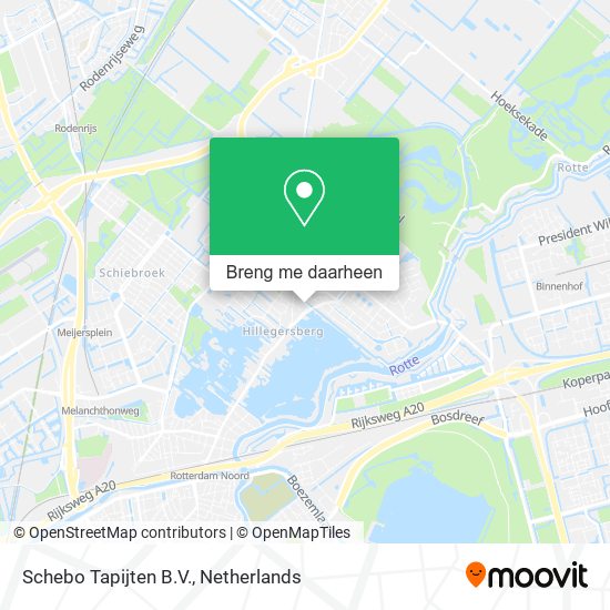 Schebo Tapijten B.V. kaart