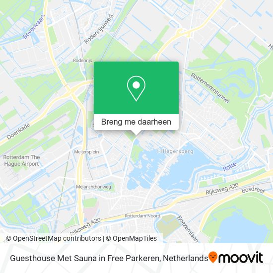 Guesthouse Met Sauna in Free Parkeren kaart