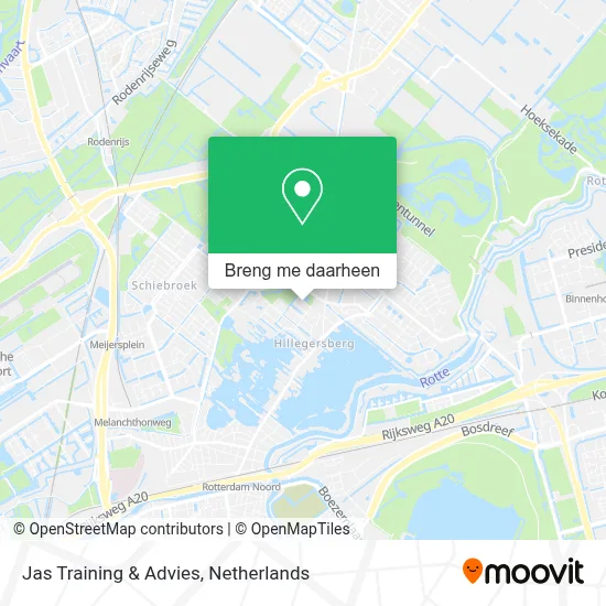 Jas Training & Advies kaart