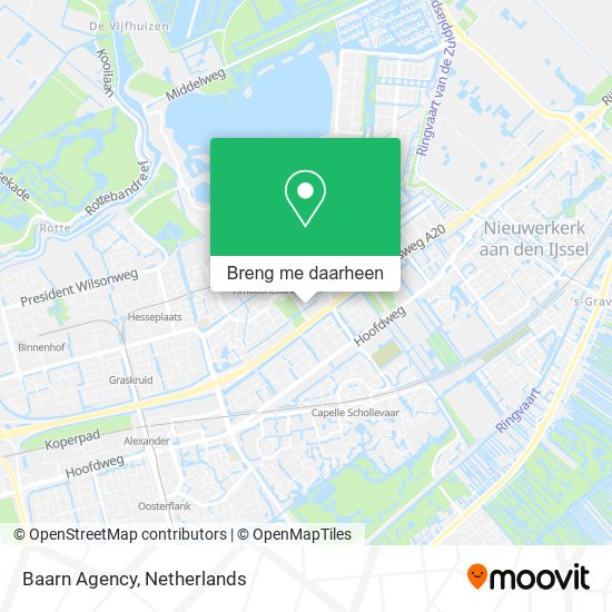 Baarn Agency kaart