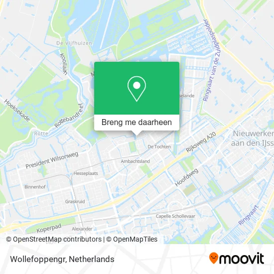 Wollefoppengr kaart
