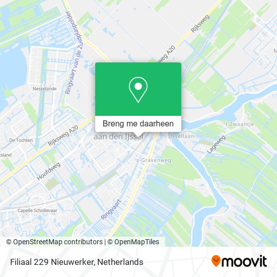 Filiaal 229 Nieuwerker kaart