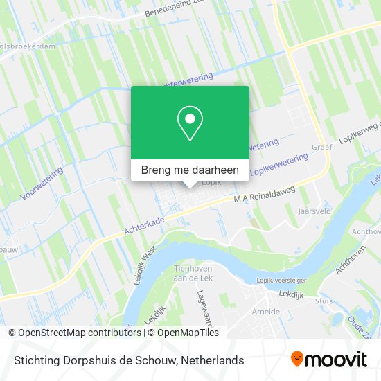 Stichting Dorpshuis de Schouw kaart