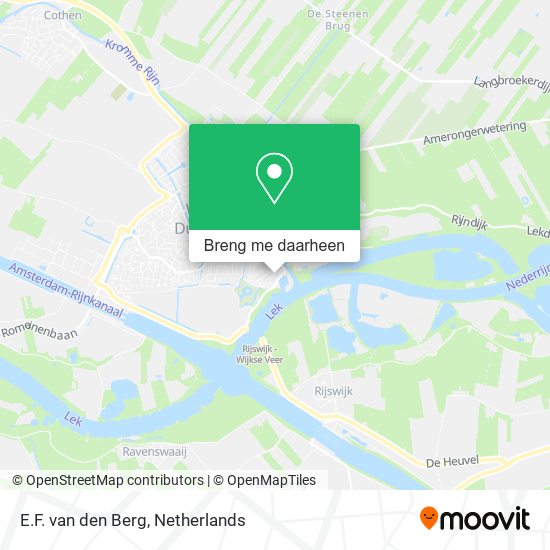 E.F. van den Berg kaart