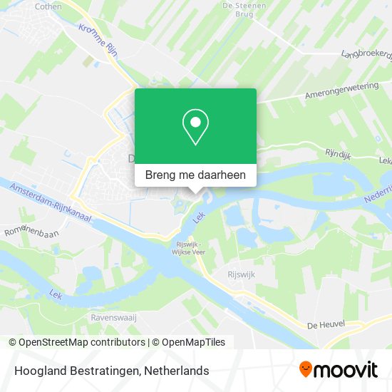 Hoogland Bestratingen kaart