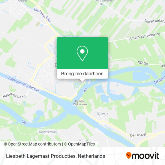 Liesbeth Lagemaat Producties kaart