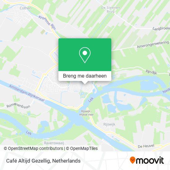 Café Altijd Gezellig kaart