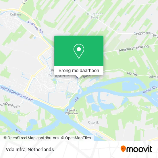 Vda Infra kaart
