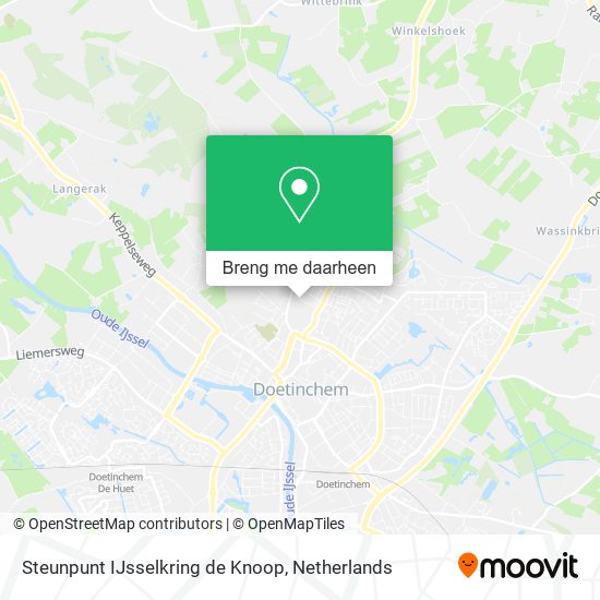 Steunpunt IJsselkring de Knoop kaart