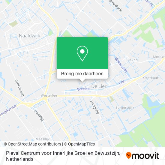 Pieval Centrum voor Innerlijke Groei en Bewustzijn kaart