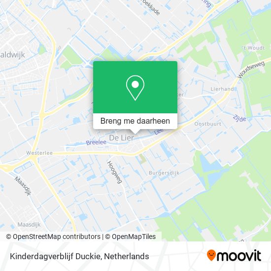 Kinderdagverblijf Duckie kaart