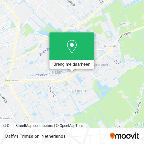 Daffy's Trimsalon kaart