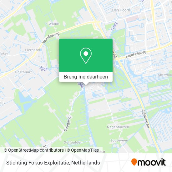 Stichting Fokus Exploitatie kaart