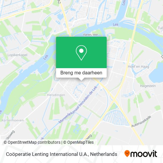 Coöperatie Lenting International U.A. kaart