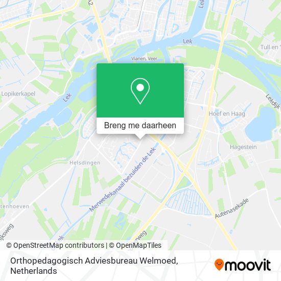 Orthopedagogisch Adviesbureau Welmoed kaart