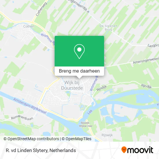 R. vd Linden Slytery kaart