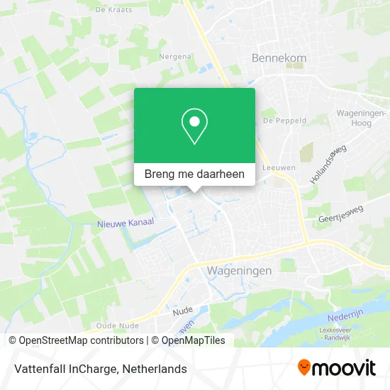 Vattenfall InCharge kaart