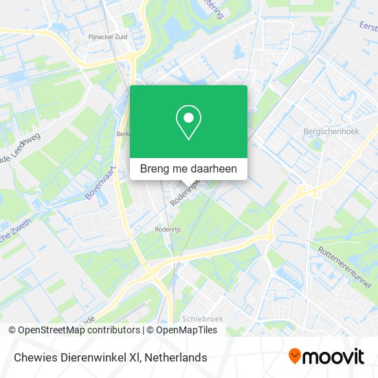 Chewies Dierenwinkel Xl kaart