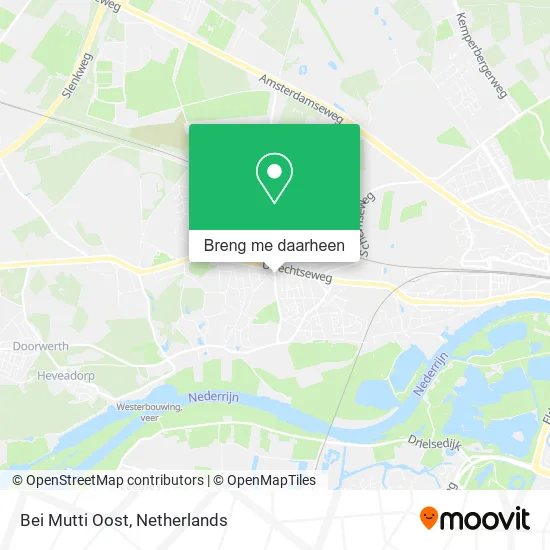 Bei Mutti Oost kaart