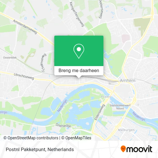 Postnl Pakketpunt kaart