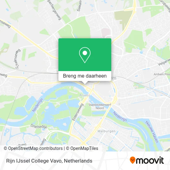 Rijn IJssel College Vavo kaart