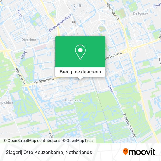 Slagerij Otto Keuzenkamp kaart