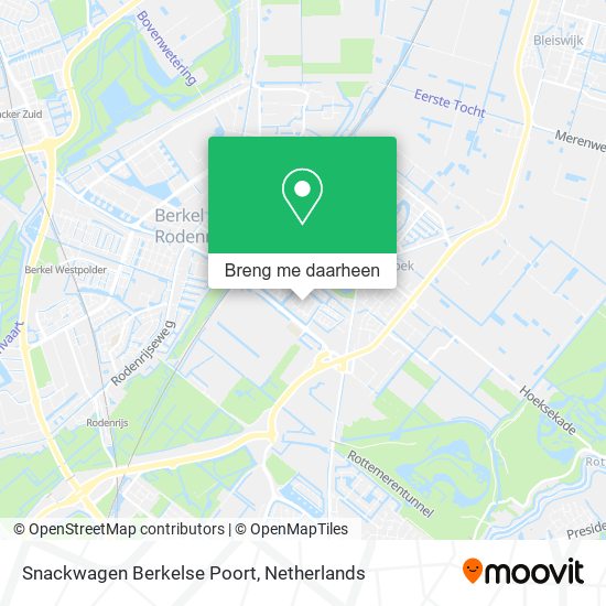 Snackwagen Berkelse Poort kaart