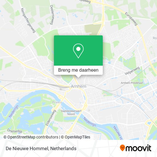 De Nieuwe Hommel kaart