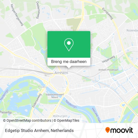 Edgetip Studio Arnhem kaart