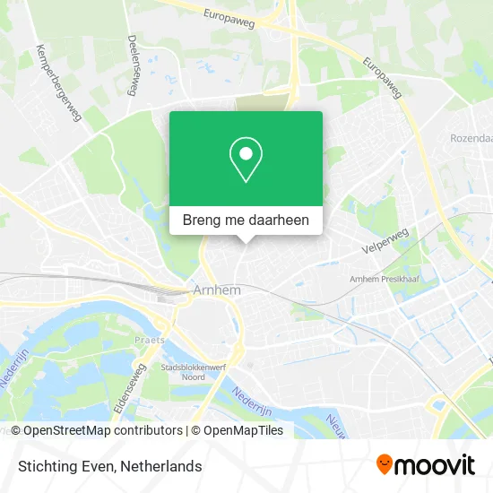 Stichting Even kaart