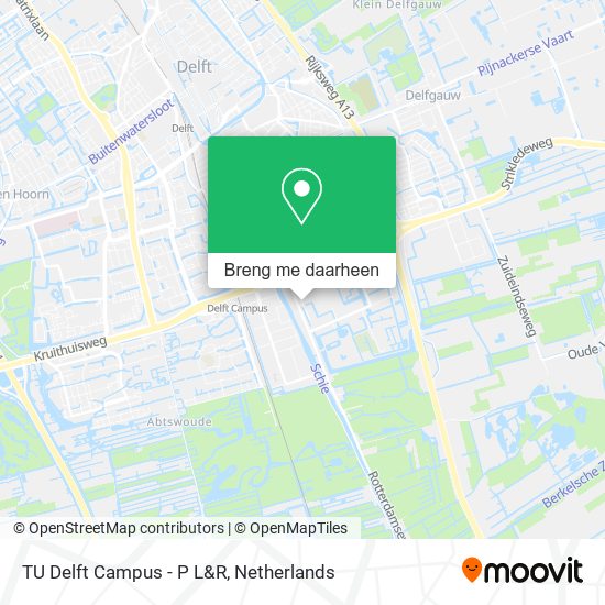 TU Delft Campus - P L&R kaart