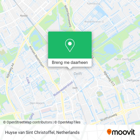Huyse van Sint Christoffel kaart