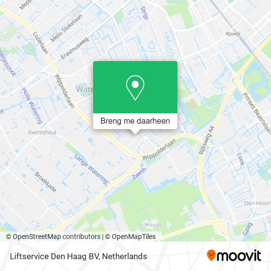 Liftservice Den Haag BV kaart